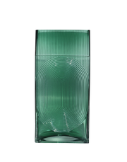 Ribbed Glass Vase