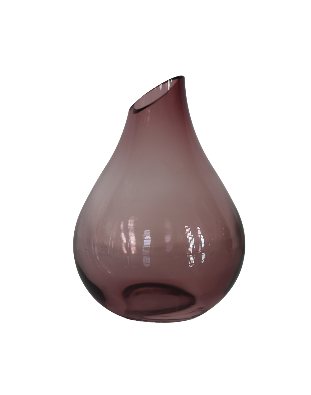 Purple Tear Glass Vase Purple