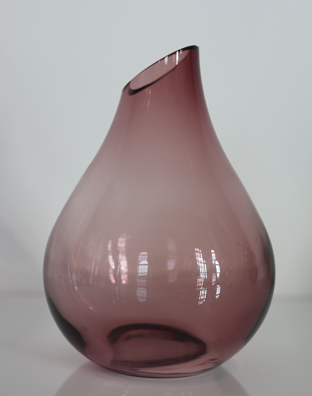Purple Tear Glass Vase Purple