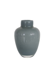 Grey Celestia Wide Bottle Bud Vase