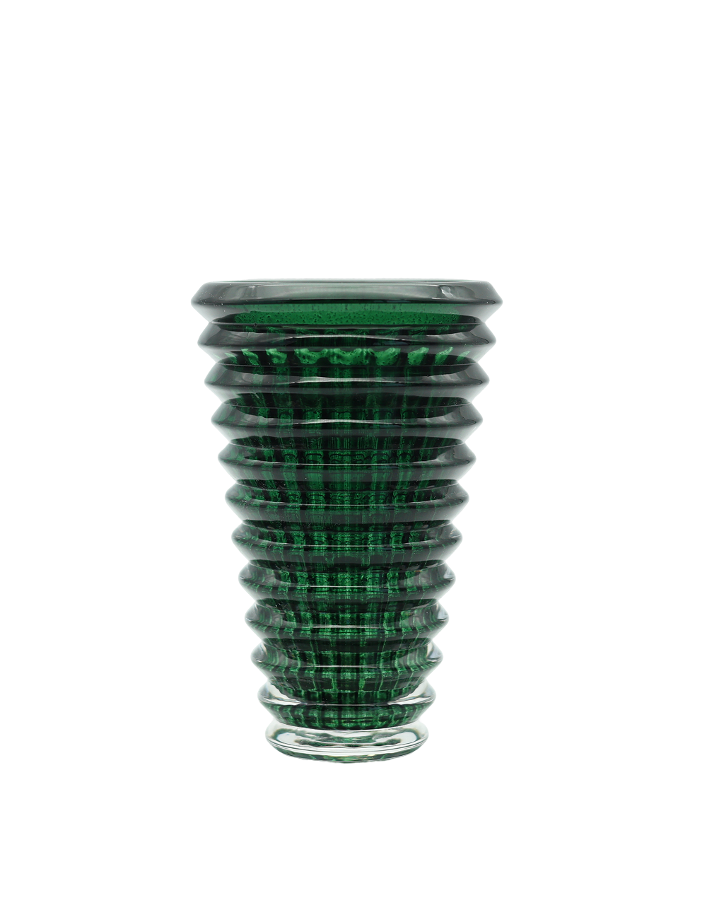 Cone Crystal Textured Vase | Available in 2 Colors