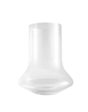 Clear Waisted Vase
