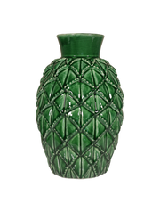 Saba Glazed Ceramic Pinecone Vase | Available in 2 Colors