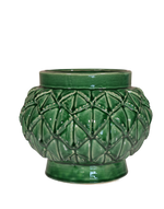 Saba Glazed Ceramic Jardiniere Vase | Available in 2 Colors