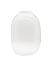 Medium Clear Capsule Vase Clear