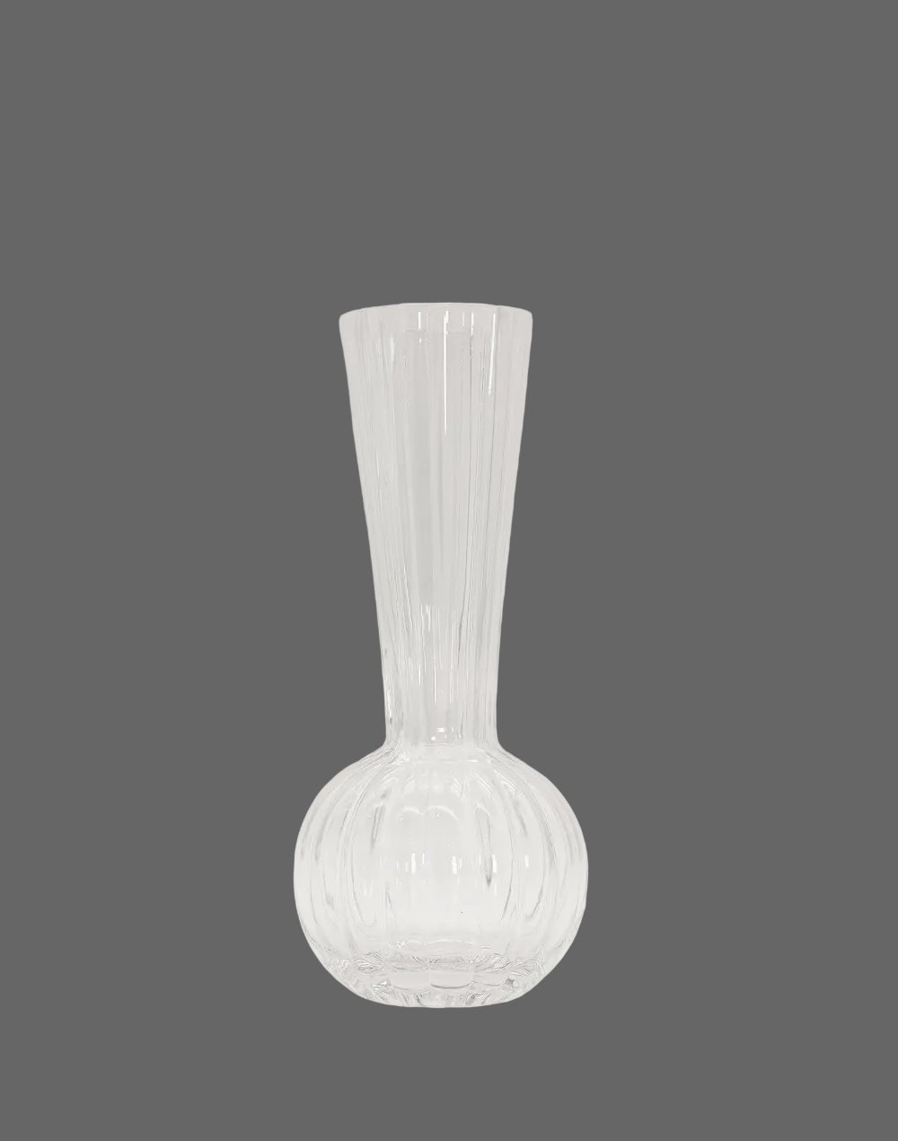 Column & Globe Glass Vase  Short