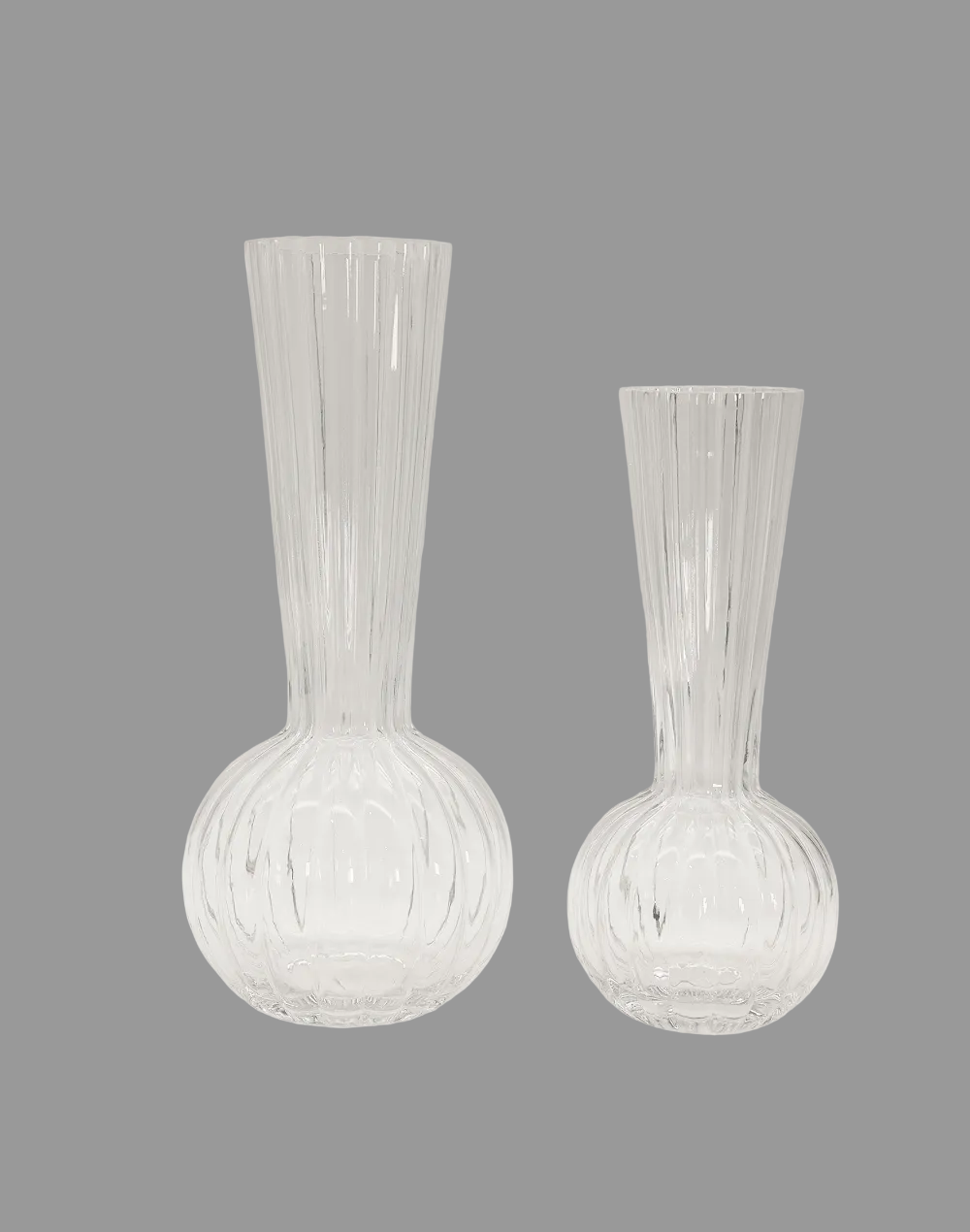 Column & Globe Glass Vase Tall