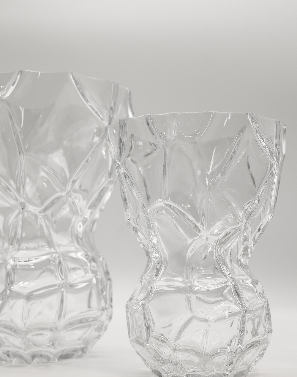 Estate Crystal Vase - Short