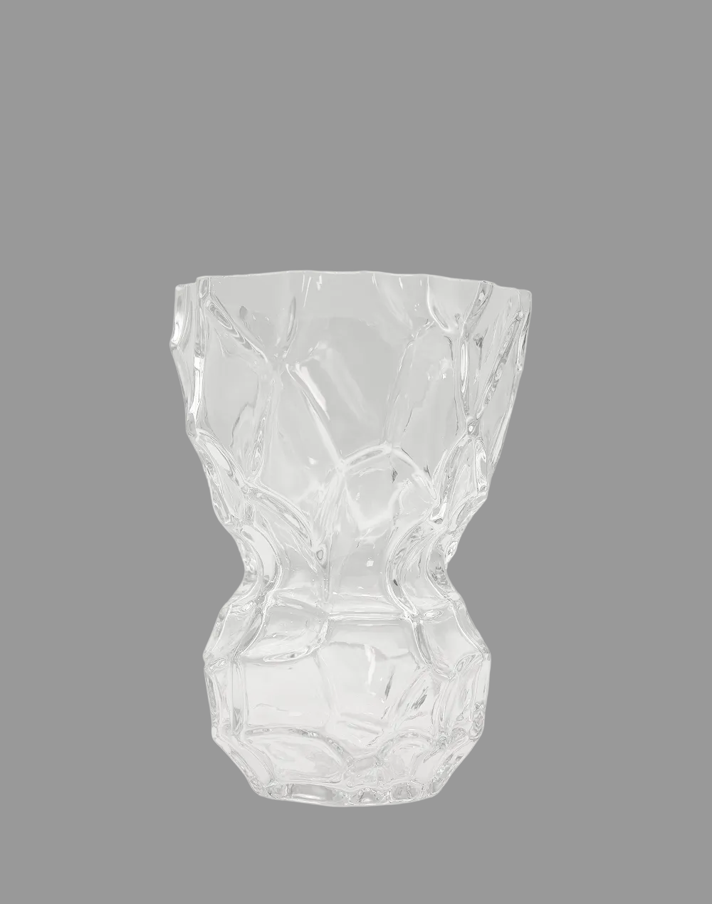 Estate Crystal Vase - Short