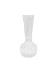 Column & Globe Glass Vase  Short