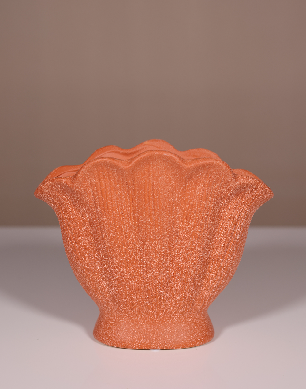 Shell Terracotta Vase- Medium