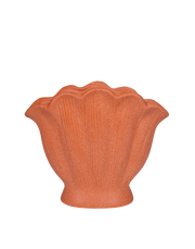 Shell Terracota Vase- Small Terracotta
