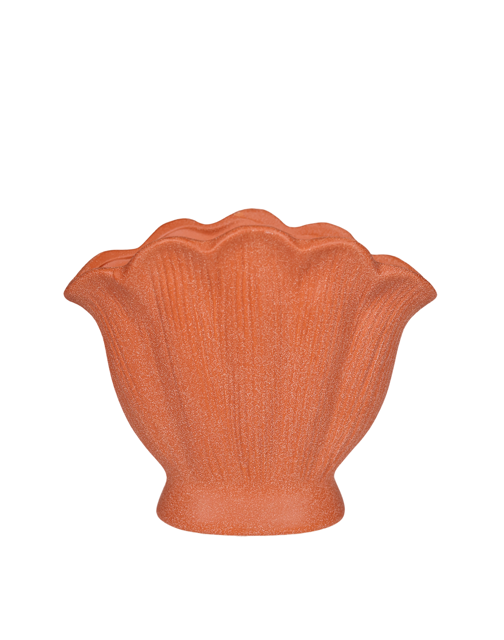 Shell Terracota Vase- Small Terracotta