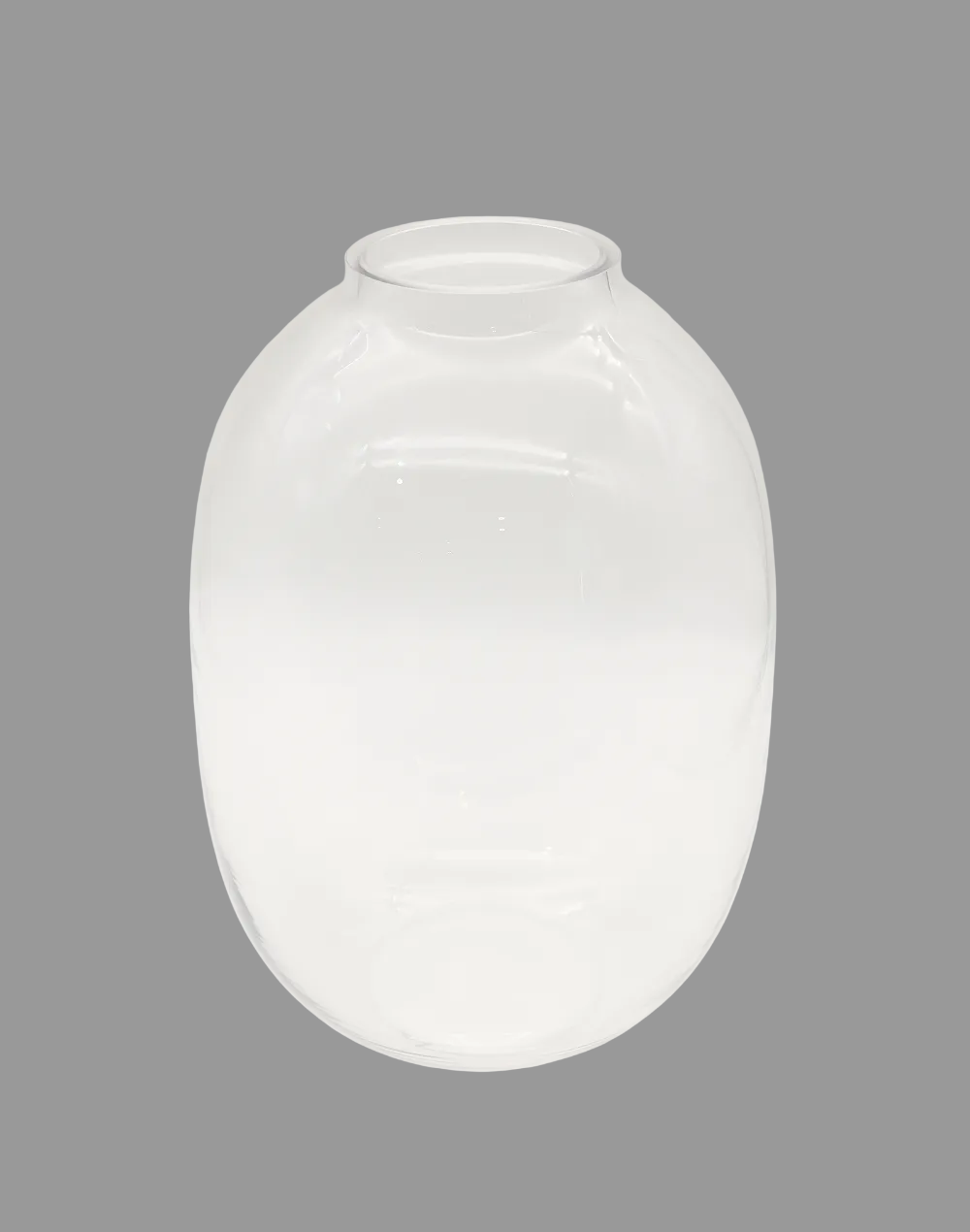 Large Clear Capsule Vase