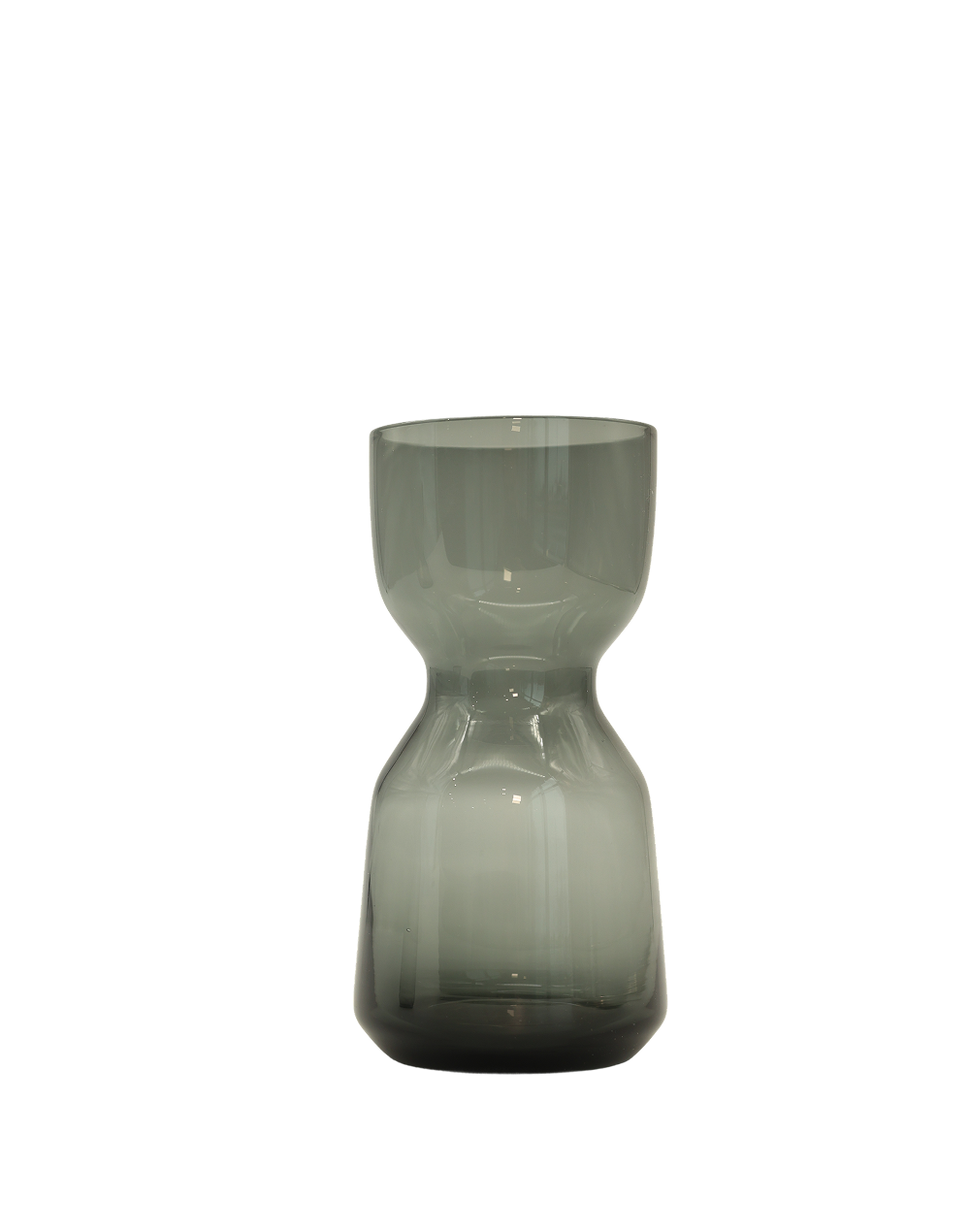 Smoked Hourglass Vase | Available in 2 Colors