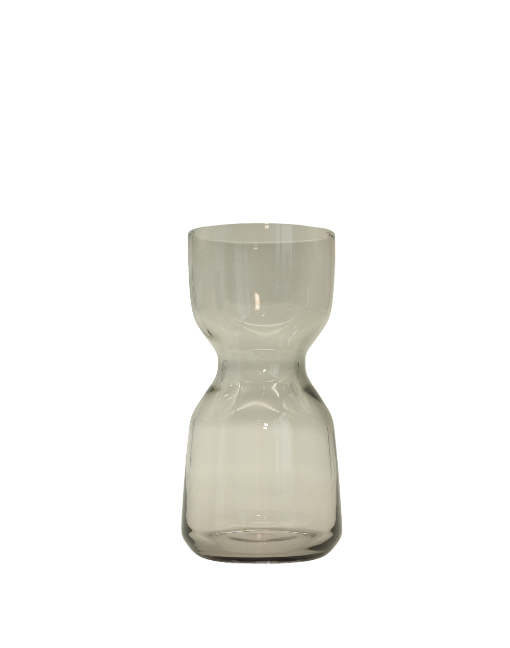 Smoked Hourglass Vase | Available in 2 Colors