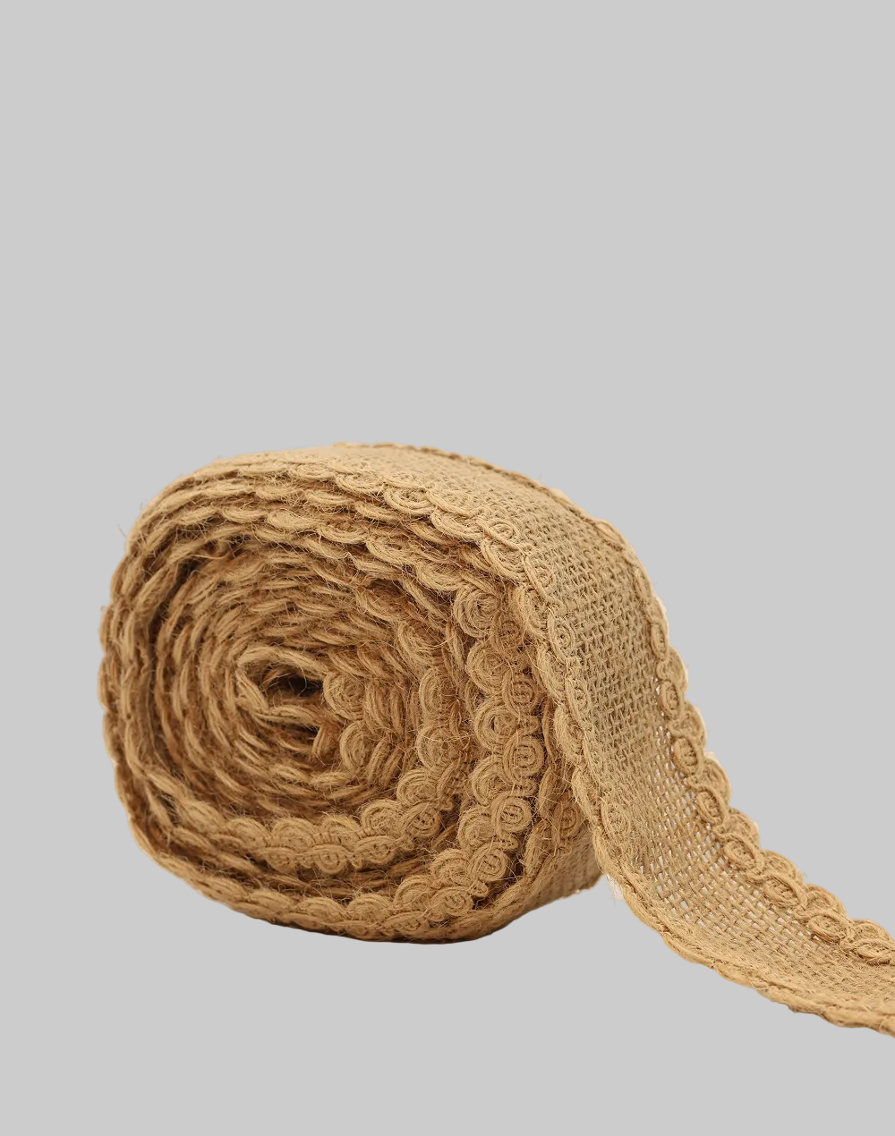 Natural Burlap Ribbon  Roll-2" x 15'