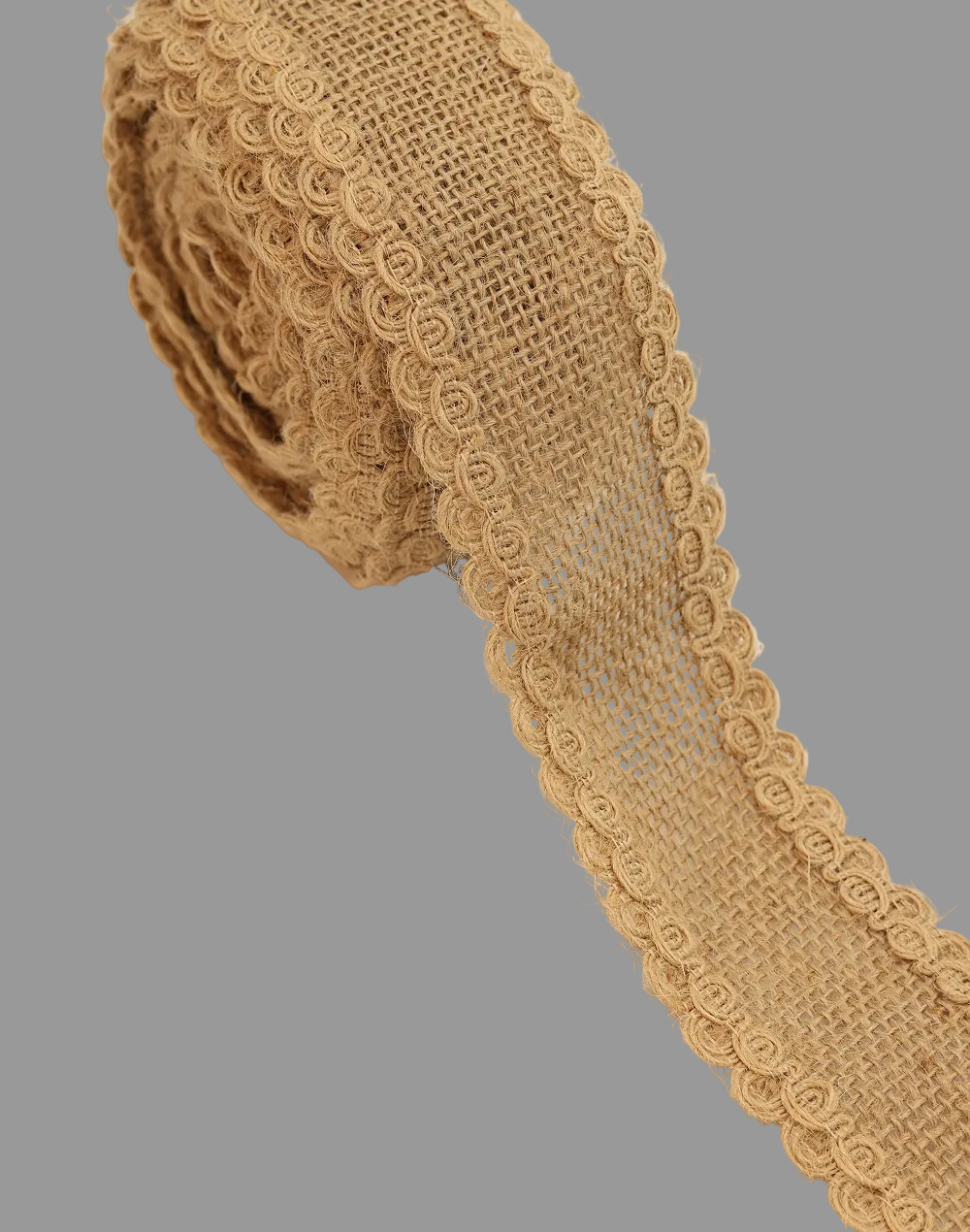 Natural Burlap Ribbon  Roll-2" x 15'