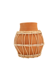Basket Terracotta Vase