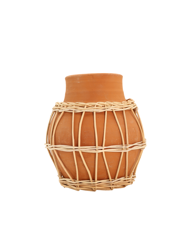 Basket Terracotta Vase