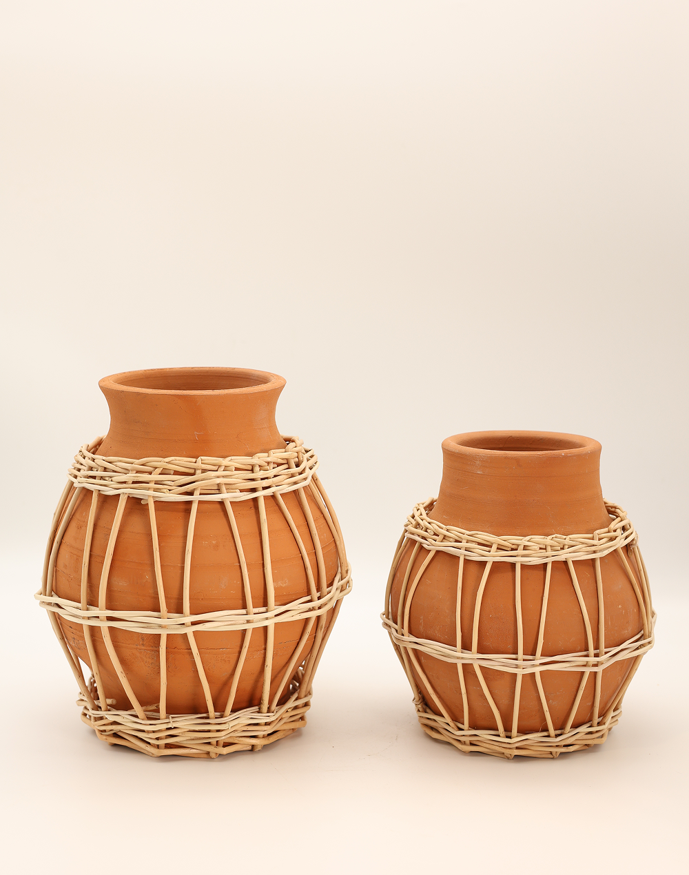Basket Terracotta Vase