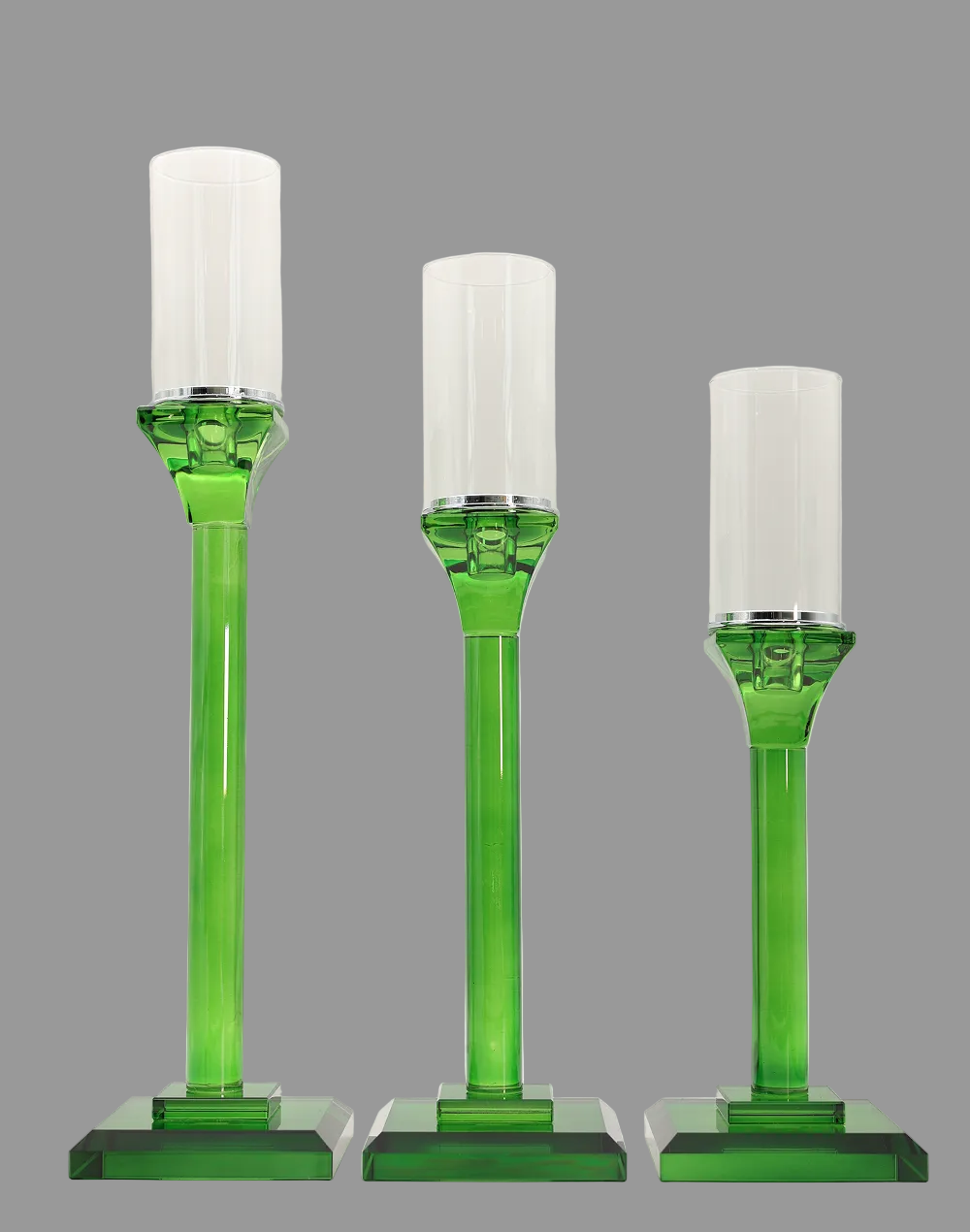Regal Green  Smalll Candle Holder Green