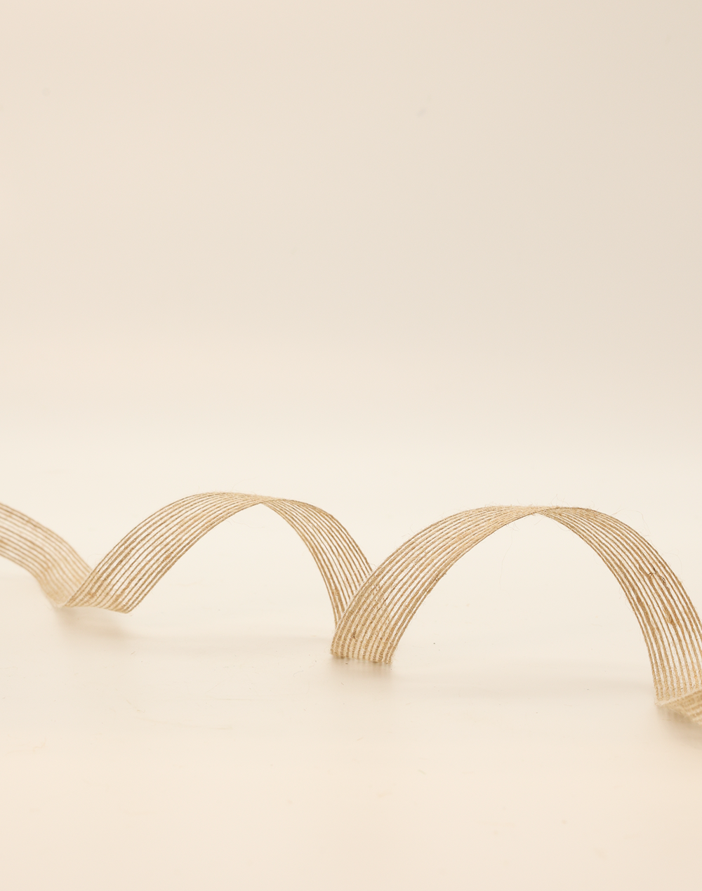 Natural Burlap Ribbon  Roll-1.5" x 32'