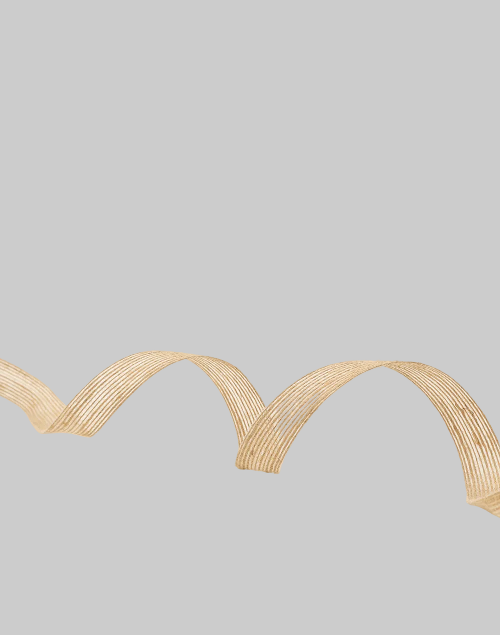 Natural Burlap Ribbon  Roll-.75" x 32'