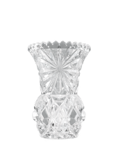 Crown Cut Crystal Vase