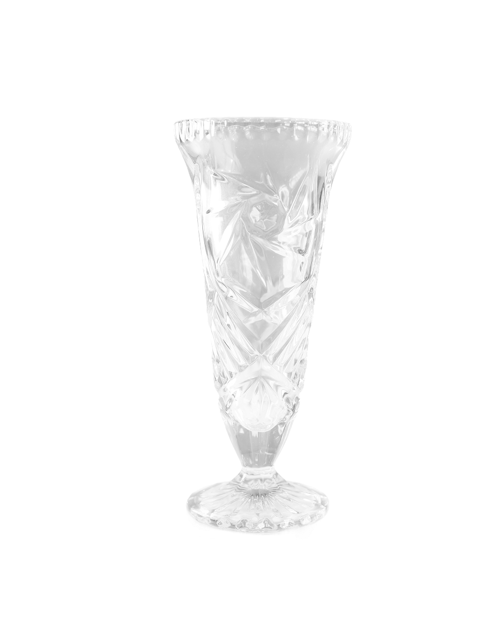 Ornate Crystal Footed