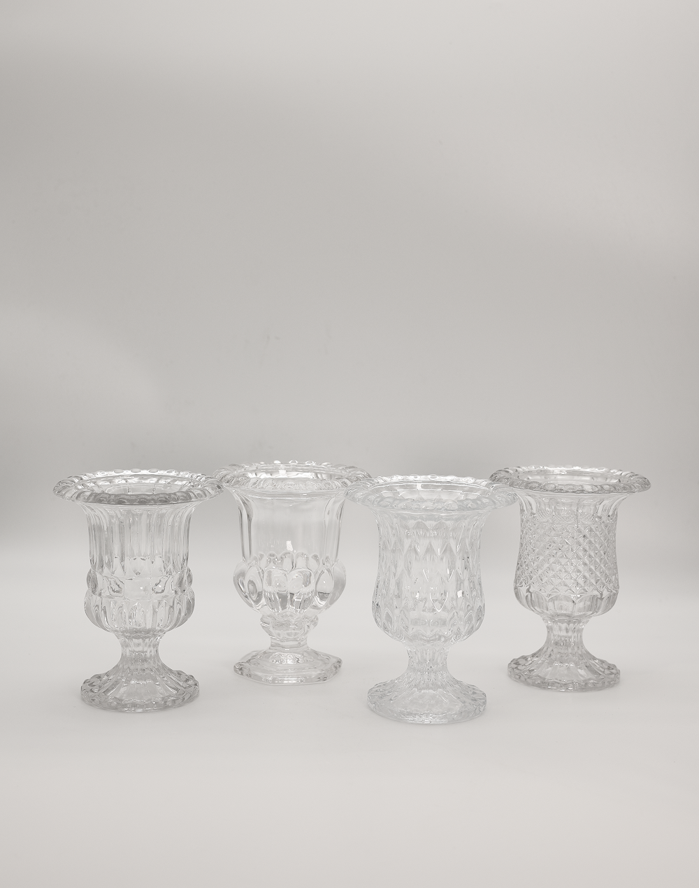 Aristelle Harlequin Vase Clear