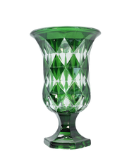 Regal Emerald Crysal Vase