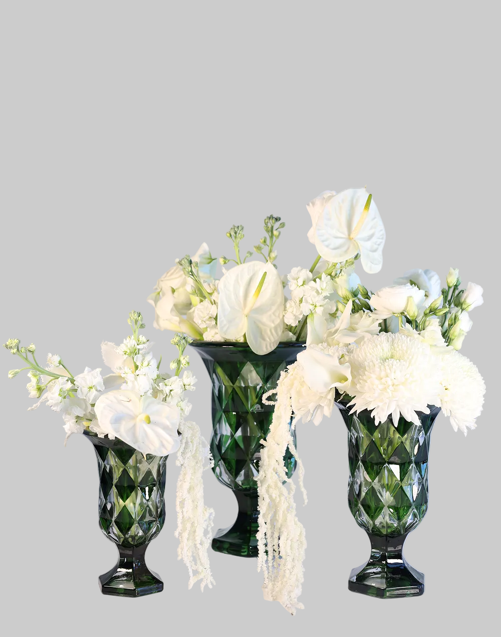 Regal Emerald Crysal Vase