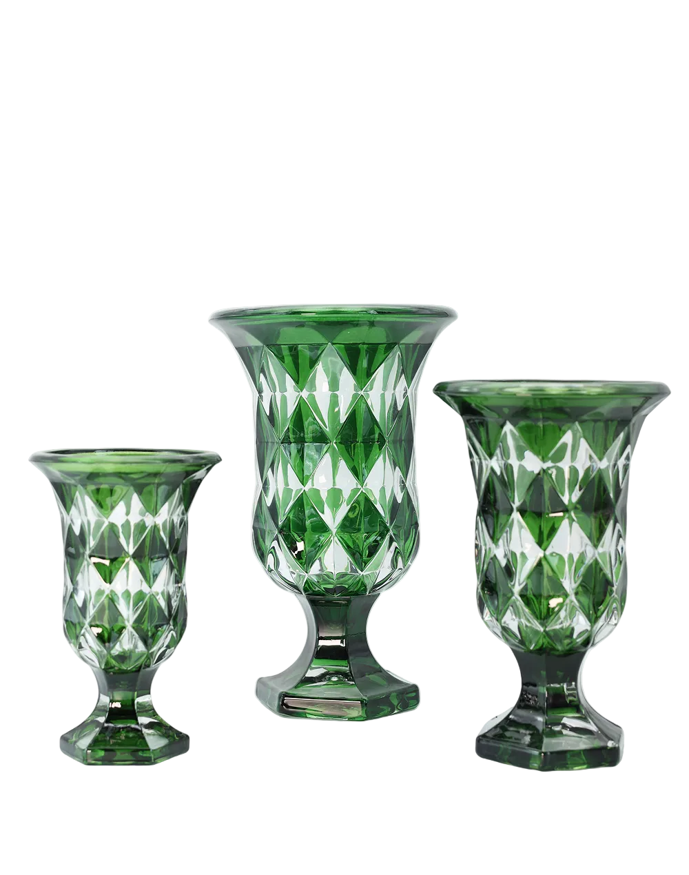 Regal Emerald Crysal Vase