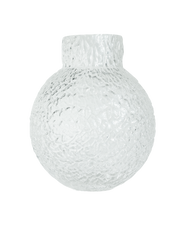 Frosted Large Ice Orb Vase