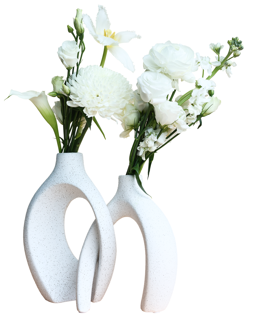White Dancing Vase White