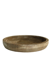 Wood Plate Vessel