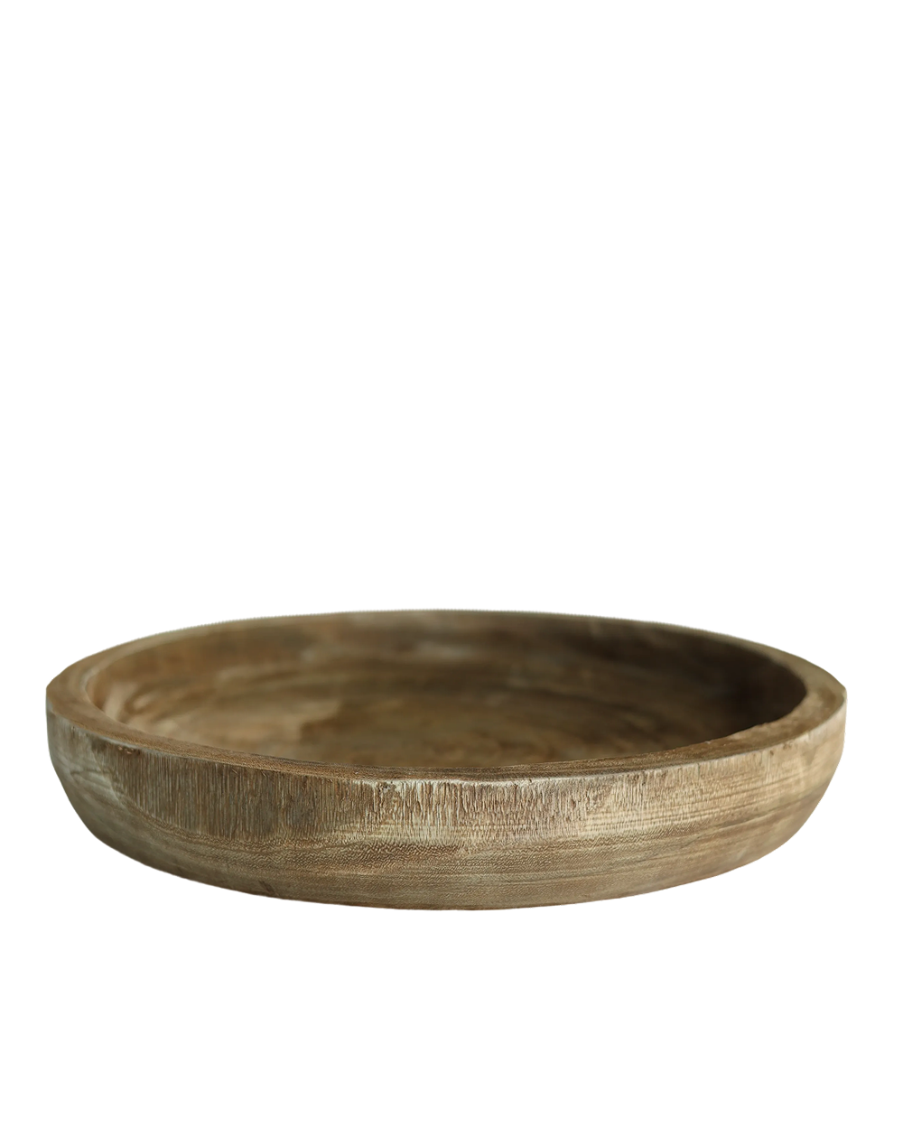 Wood Plate Vessel