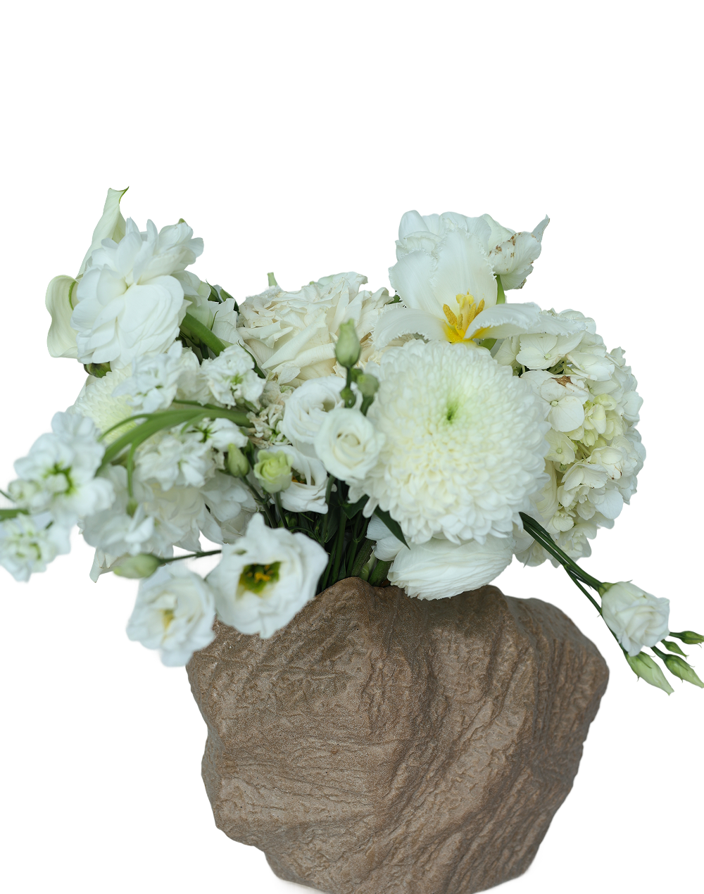 Stratum Stone Block Vase