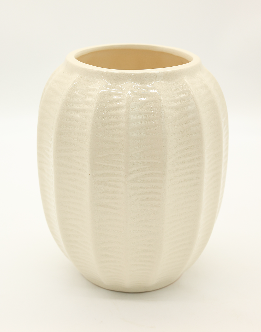 Saba White Glazed Vase | Available in 3 Sizes