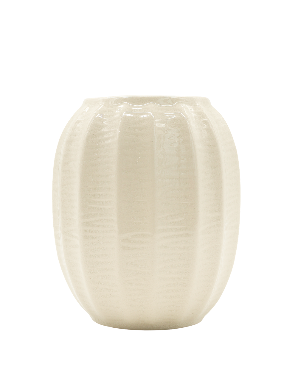 Saba White Glazed Vase | Available in 3 Sizes