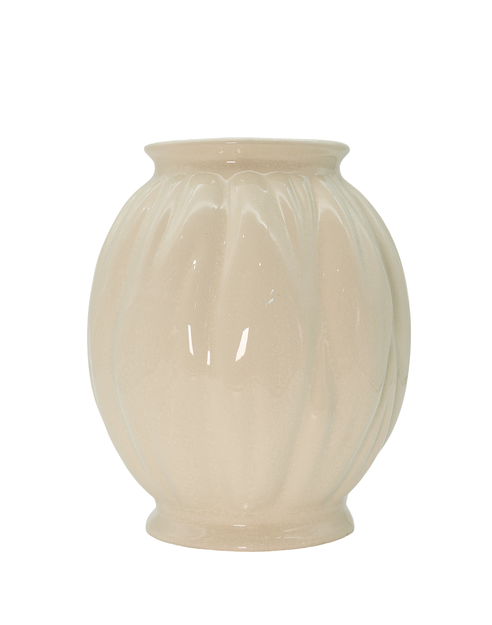 Saba Glazed Vase Large White | Available in 2 Sizes