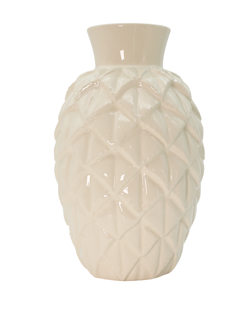Saba Glazed Ceramic Pinecone Vase | Available in 2 Colors