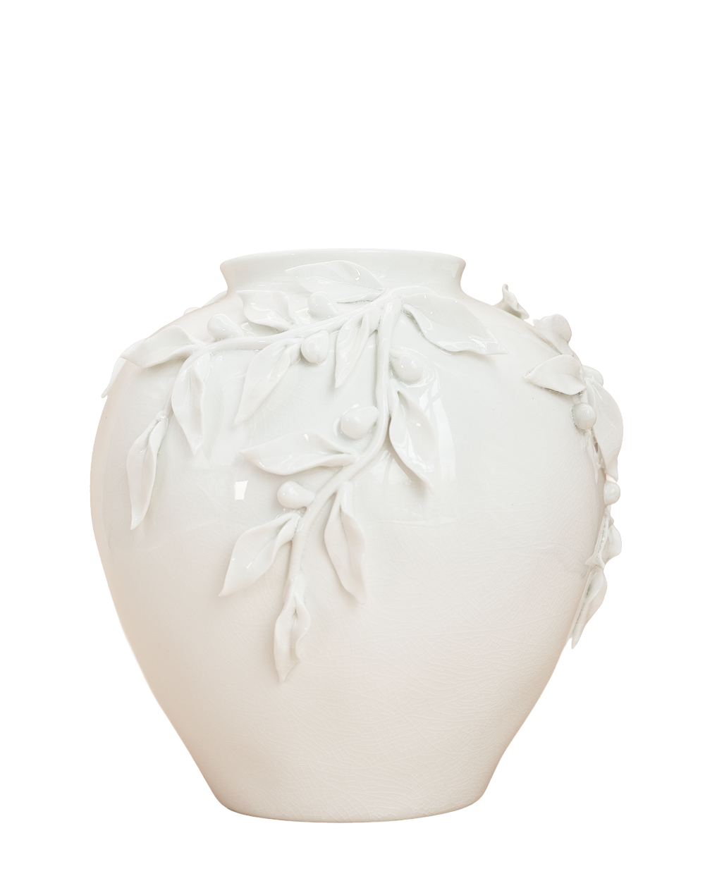 Laural Orb Vase