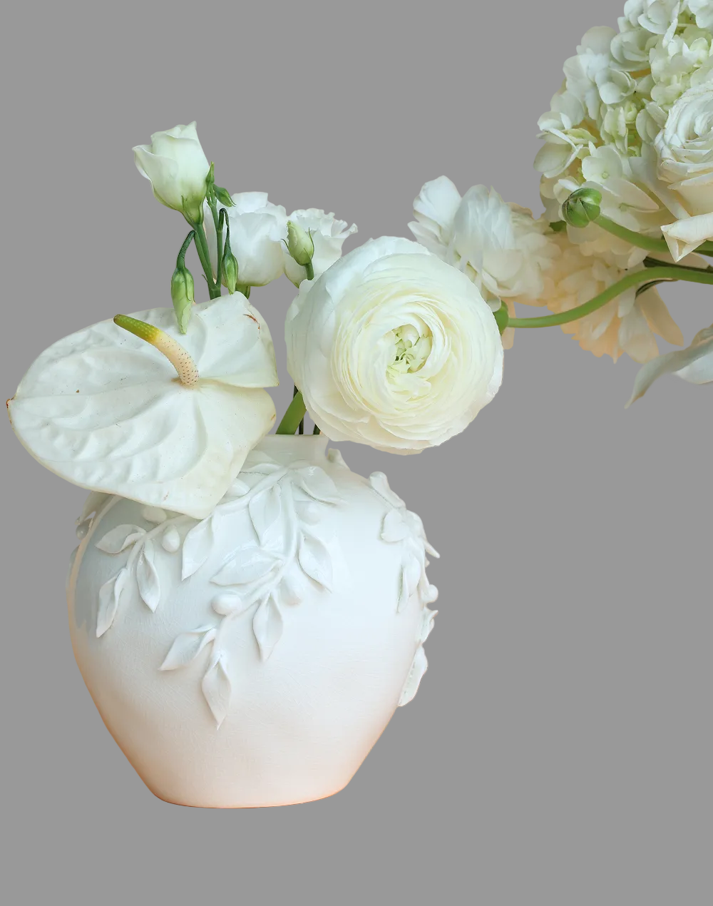 Laural Orb Vase