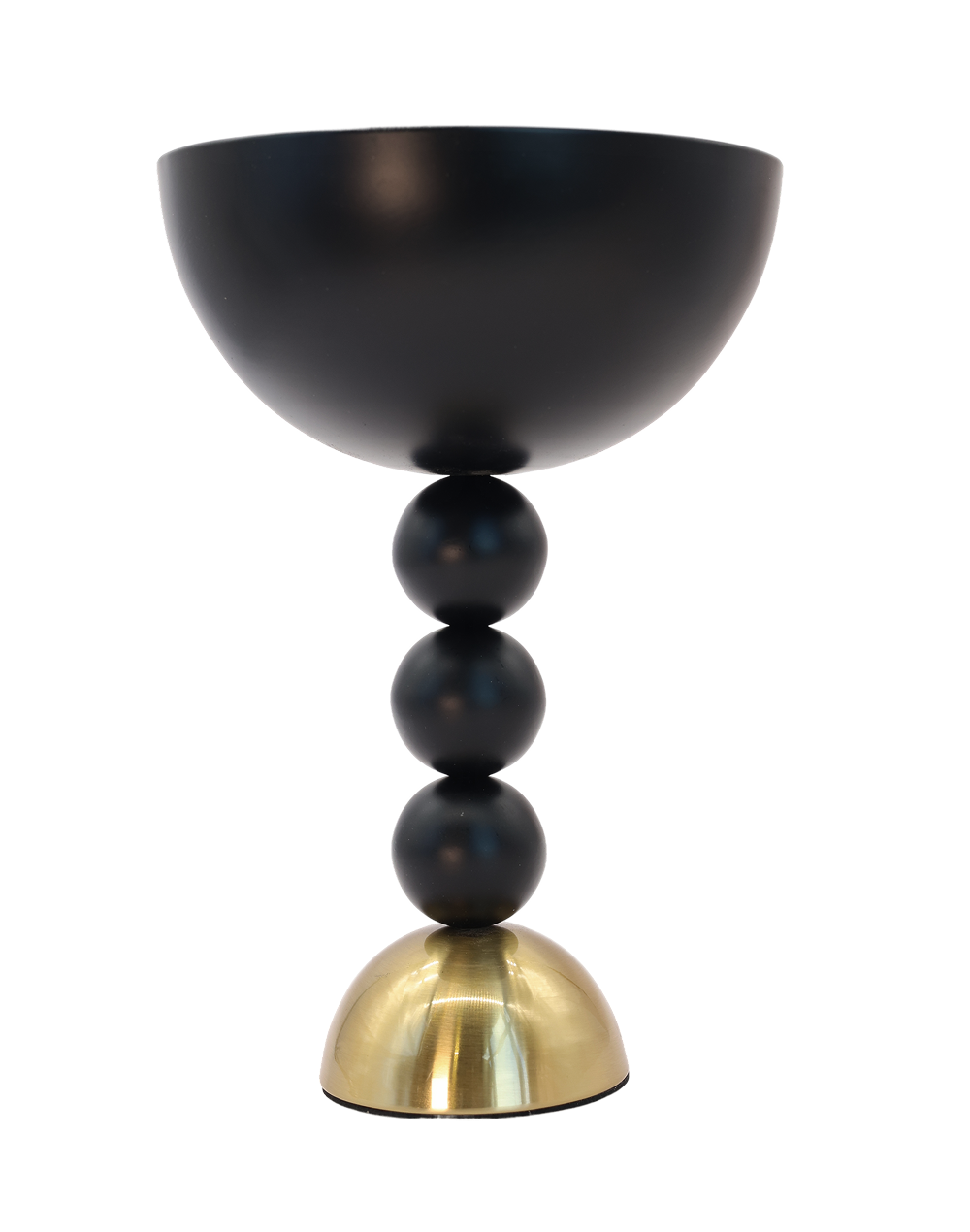Nior Metal Tall Chalice Black