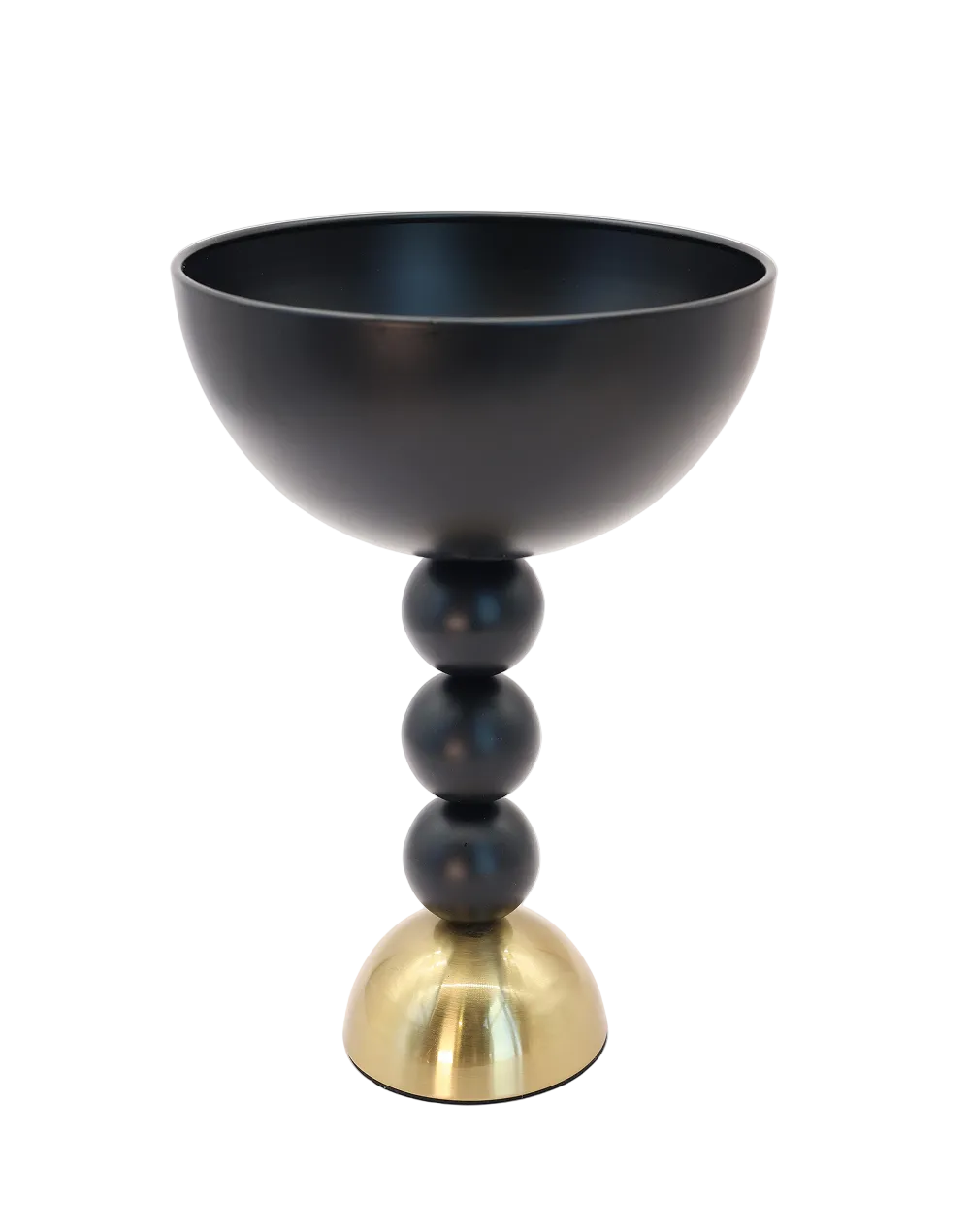 Nior Metal Tall Chalice Black