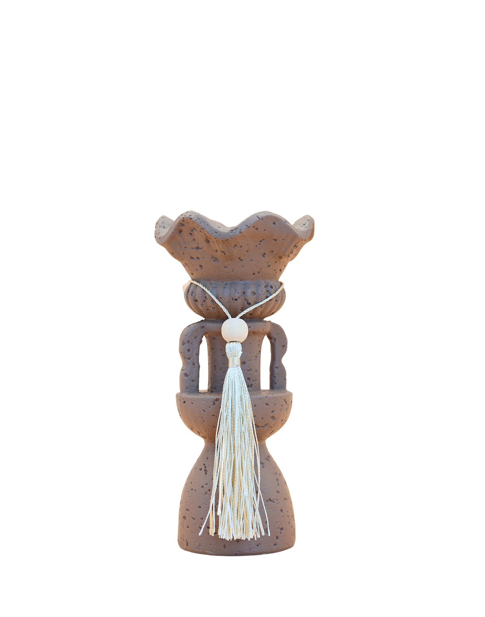 Roman Tassel Candlestick -Medium | Available in 4 Colors