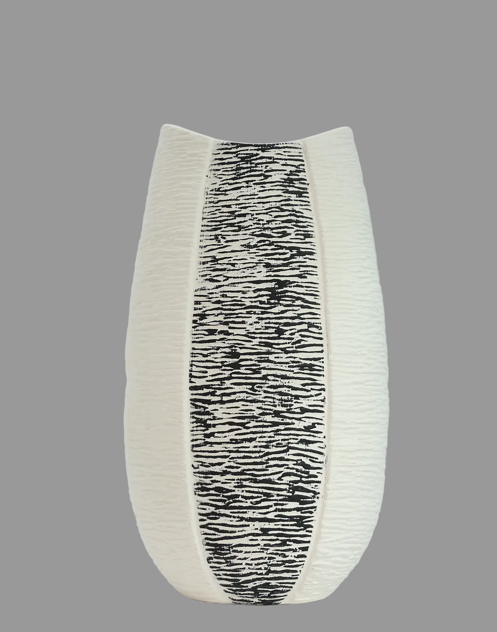 Slate  Tall Tapered Column Vase