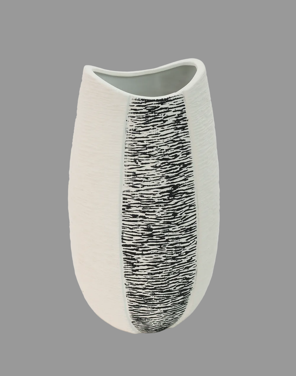 Slate  Tall Tapered Column Vase